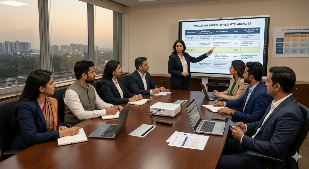 Best B2B GTM Agencies in India